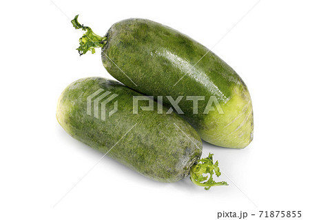 green Radish isolated on a white background green Radish isolated on a white background 71875855