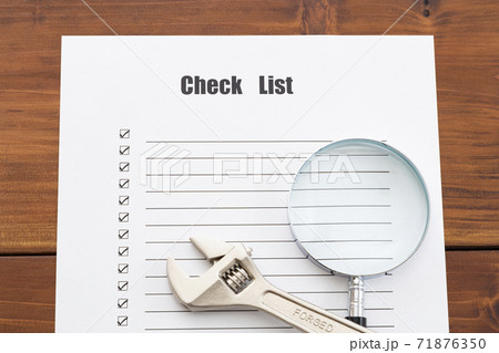チェックシート 71876350