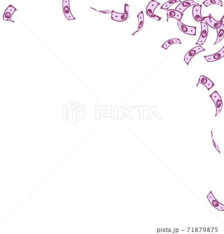 European Union Euro notes falling. Sparse EUR bill European Union Euro notes falling. Sparse EUR bill 71879875