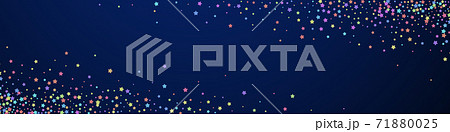 Festive unequaled confetti. Celebration stars. Col Festive unequaled confetti. Celebration stars. Col 71880025