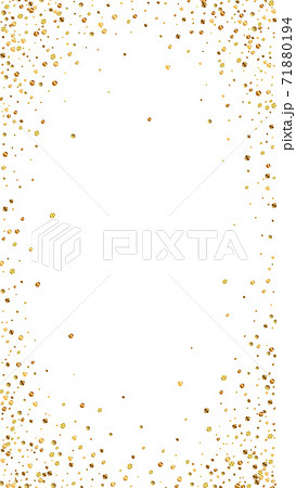 Festive energetic confetti. Celebration stars. Gol 71880194