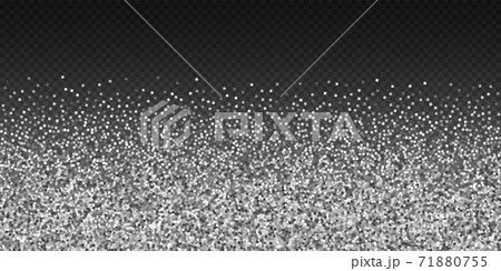 Silver glitter luxury sparkling confetti. Scattere Silver glitter luxury sparkling confetti. Scattere 71880755