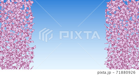 European Union Euro notes falling. Small EUR bills 71880926