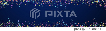 Festive wondrous confetti. Celebration stars. Colo Festive wondrous confetti. Celebration stars. Colo 71881519