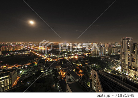 バンコク 俯瞰夜景 / a night view of Bangkok バンコク 俯瞰夜景 / a night view of Bangkok 71881949
