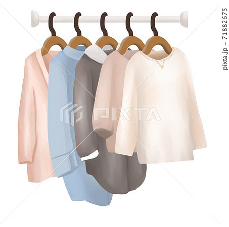 春服のイラスト素材