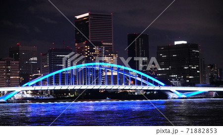 築地大橋夜景5 71882853