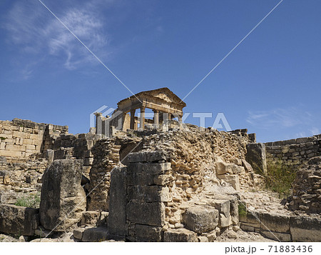 チュニジア・ドゥッガ遺跡 キャピトル / The capitol, Dougga, Tunisia チュニジア・ドゥッガ遺跡 キャピトル / The capitol, Dougga, Tunisia 71883436