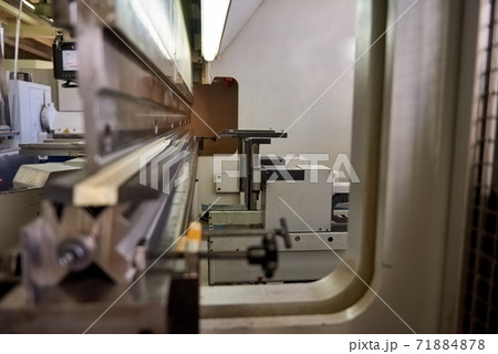 Perspective of a machine-tool. Perspective of a machine-tool. 71884878