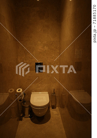 Toilet room interior design. 71885170