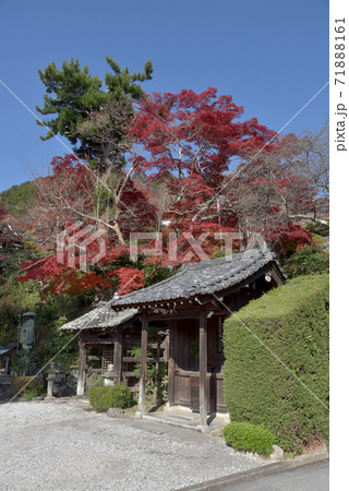 秋の善峯寺　閼伽井　京都市 71888161