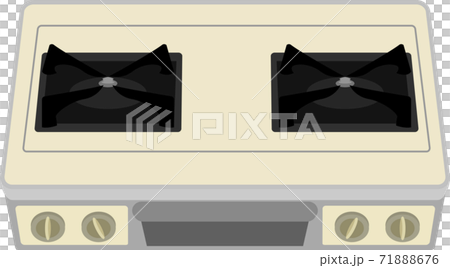 Illustration of a simple gas stove Illustration of a simple gas stove 71888676