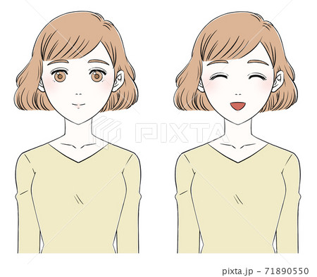 美容と女性 笑み2枚セット② 美容と女性 笑み2枚セット② 71890550