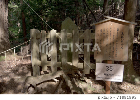 鞍馬寺 背比べ石 京都市 鞍馬寺 背比べ石 京都市 71891995