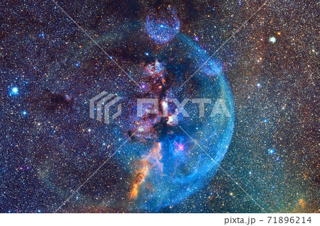 Awesome of endless cosmos. Elements of this image furnished by NASA 71896214