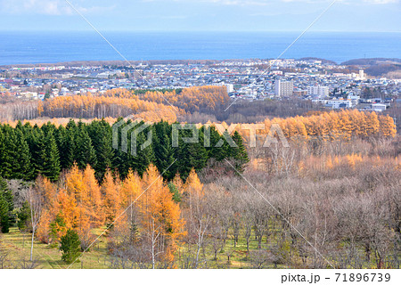 天都山展望台　オホーツク流氷館からの展望　北海道網走市 71896739