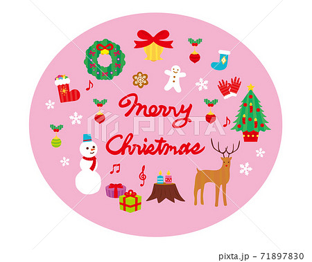 素材-クリスマスイメージ1 素材-クリスマスイメージ1 71897830