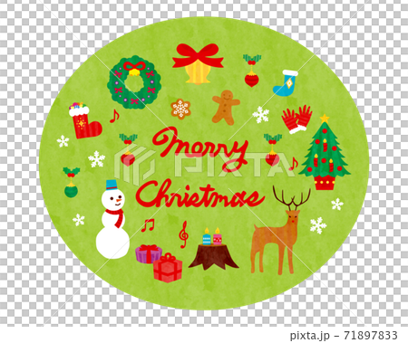 Material-Christmas Image 2技術 71897833