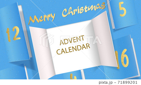 Christmas advent calendar door opening Christmas advent calendar door opening 71899201