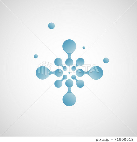 Connect circle logo design. Digital background. Modern gradient design. Abstract background technology graphic. Business network concept. Symbol internet technology. Website icon 71900618