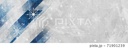 Geometric grunge Christmas background with snowflakes 71901239