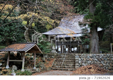 岡山県勝田郡奈義町にある浄土宗の寺「菩提寺」(全国銘木百選にも選ばれた大イチョウで有名) 岡山県勝田郡奈義町にある浄土宗の寺「菩提寺」(全国銘木百選にも選ばれた大イチョウで有名) 71902026