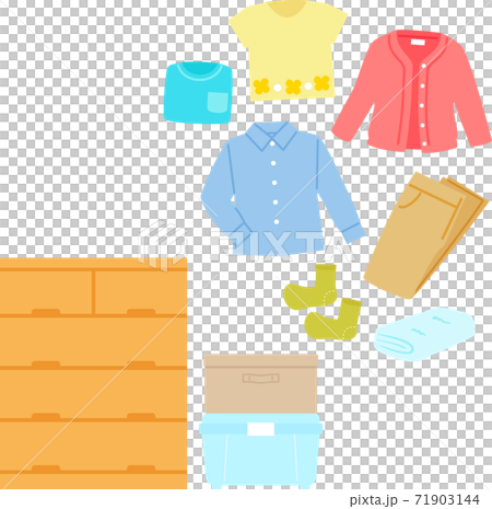 Clothes and clothes chest, storage box 71903144