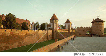 Panorama of Malbork castle, Poland Panorama of Malbork castle, Poland 71911277