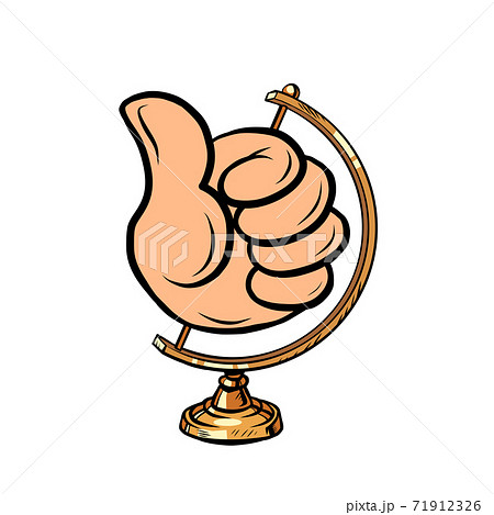 globe international like OK gesture globe international like OK gesture 71912326