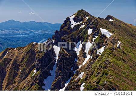 一ノ倉岳から見る谷川岳と赤城山 71913911