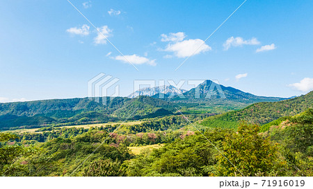 大山（鳥取県）：鬼女台展望休憩所より 71916019