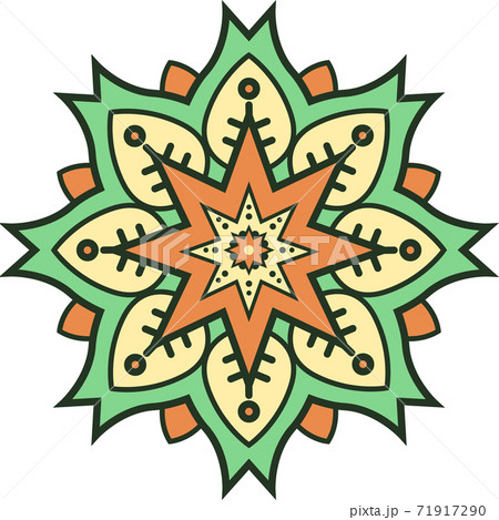 曼荼羅7のイラスト素材 [71917290] - PIXTA 