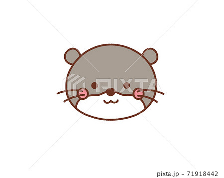 カワウソ 3のイラスト素材