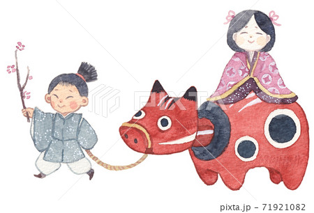 赤べこと小人 赤べこと小人 71921082
