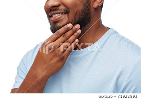 portrait of smiling young african american man portrait of smiling young african american man 71922893