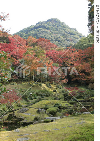 みやま市 清水山 紅葉、 みやま市 清水山 紅葉、 71929430