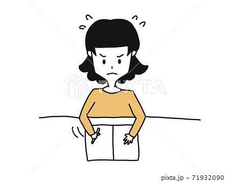 勉強する女の子 71932090