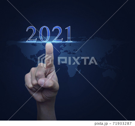 Business happy new year 2021 cover concept, Elements of this image furnished by NASA Business happy new year 2021 cover concept, Elements of this image furnished by NASA 71933287