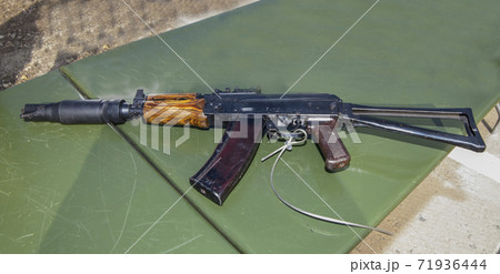 5.45 mm Kalashnikov assault rifle shortened silent  71936444