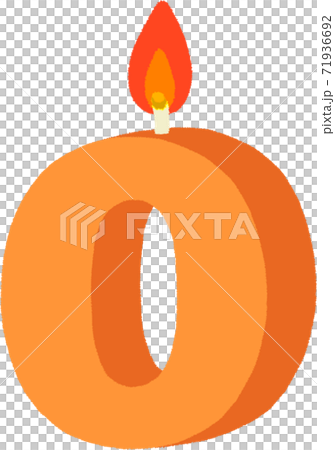 Number candle 0 Number candle 0 71936692