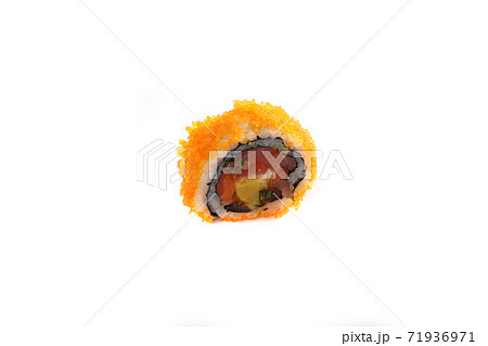 California roll isolated in white background 71936971