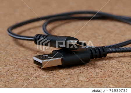 ケーブル, USBケーブル, USB, OA機器, デジタル, ビジネス, 接続、インターフェイス ケーブル, USBケーブル, USB, OA機器, デジタル, ビジネス, 接続、インターフェイス 71939735