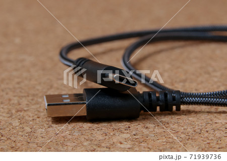 ケーブル, USBケーブル, USB, OA機器, デジタル, ビジネス, 接続、インターフェイス 71939736