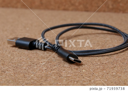 ケーブル, USBケーブル, USB, OA機器, デジタル, ビジネス, 接続、インターフェイス 71939738