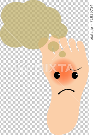 Cute character illustrations of stinky soles 71939754