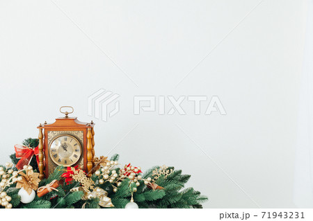 New Year's Eve Christmas Tree With Gifts Decor House 71943231