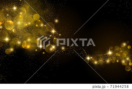 Holiday Abstract shiny color gold design element 71944258