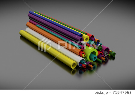 Colorful Plastic pipes 71947963