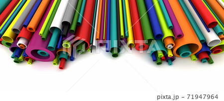 Colorful Plastic pipes 71947964