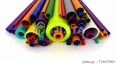 Colorful Plastic pipes Colorful Plastic pipes 71947965